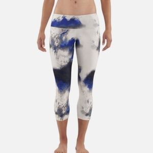 Lululemon Wunder Under Pants Milky Way Marbled Cropped Leggings